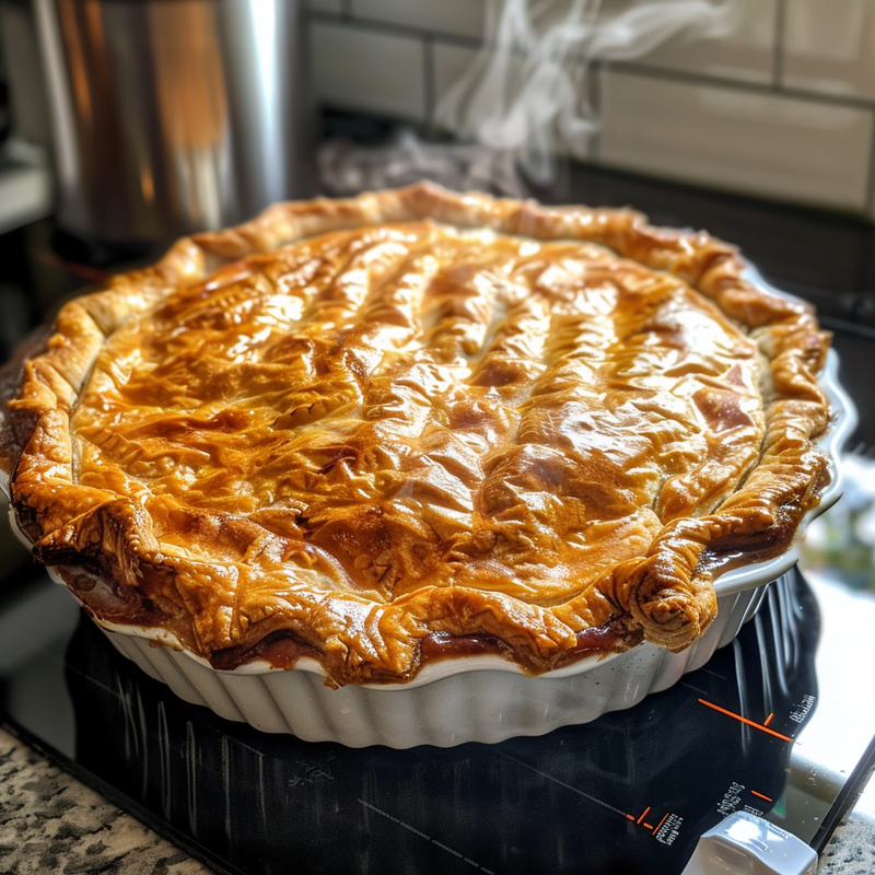 Family Chicken And Mushroom Pie