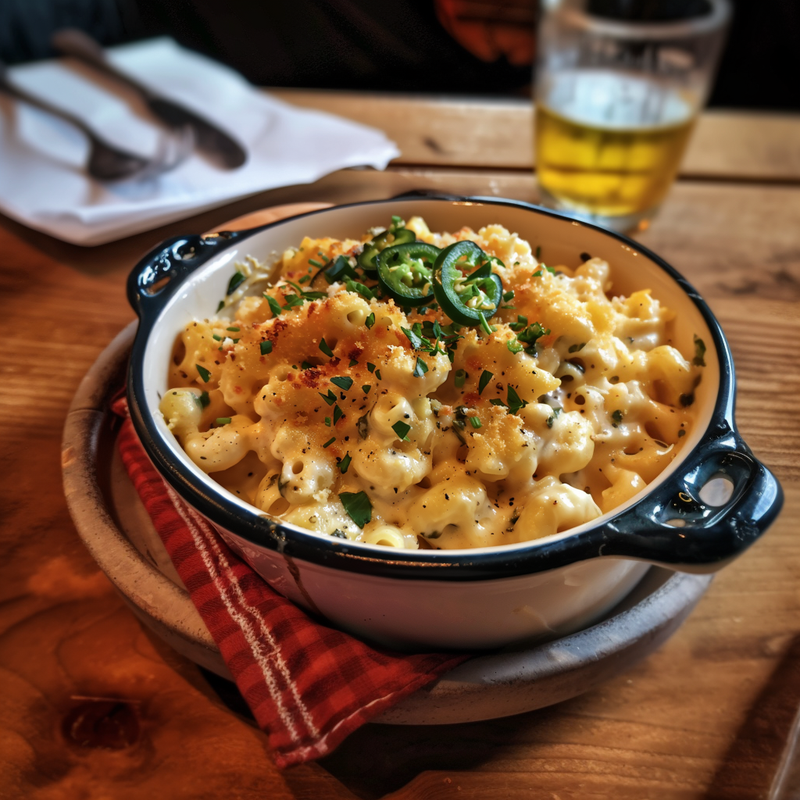 Jalapeños And Mozzarella Mac n' Cheese