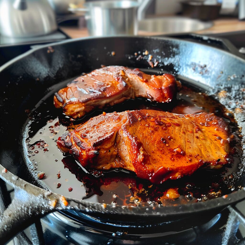 Pork Fillet With Crackin' Kiwi And Maple Syrup Sauce