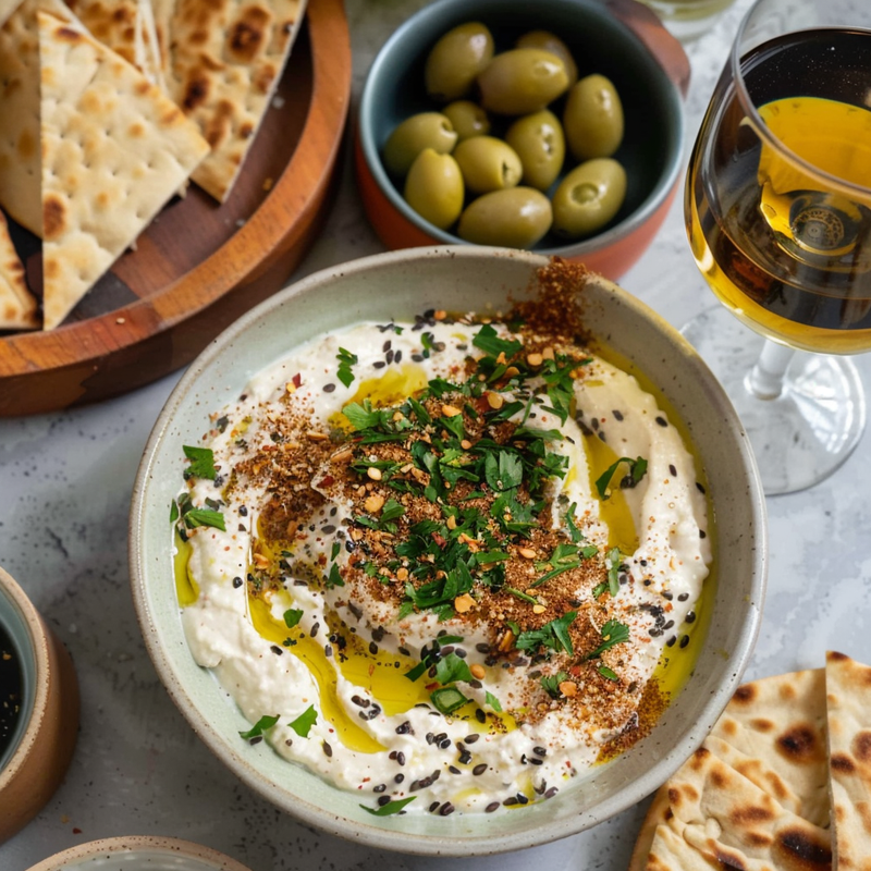 Whipped Feta Super Dukkah Dip