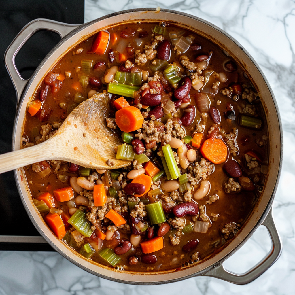 Mexican Mince, Beans and Rice